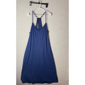 Mxinsj Blue Sleeveless Spaghetti Strap Maxi Dress Size XXL New with Tags